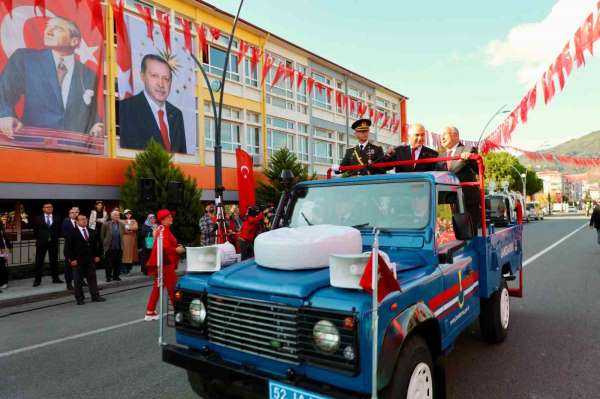 Ordu'da Cumhuriyet Bayramı coşkuyla kutlandı