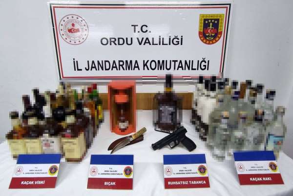 Ordu'da jandarma ekiplerinin bir haftalık faaliyetleri: 27 tutuklama