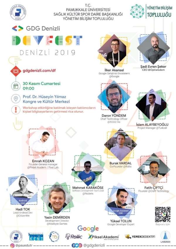 Google Geliştiricileri Pamukkale Üniversitesi'nde buluşacak 