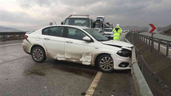 Tosya'da zincirleme trafik kazasında 1 kişi yaralandı
