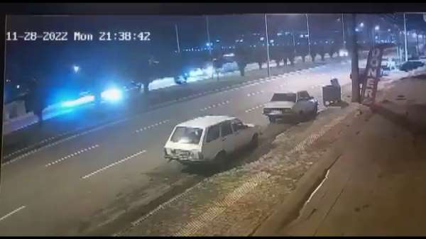 Otomobilin yayaya çarptığı kaza güvenlik kamerasında - Kahramanmaraş haber