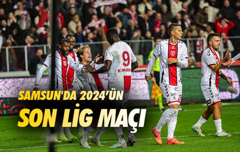 Samsun'da 2024 yılının son lig maçı 