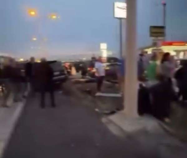 Bandırma'da 6 araçlı zincirleme kaza: 1 yaralı