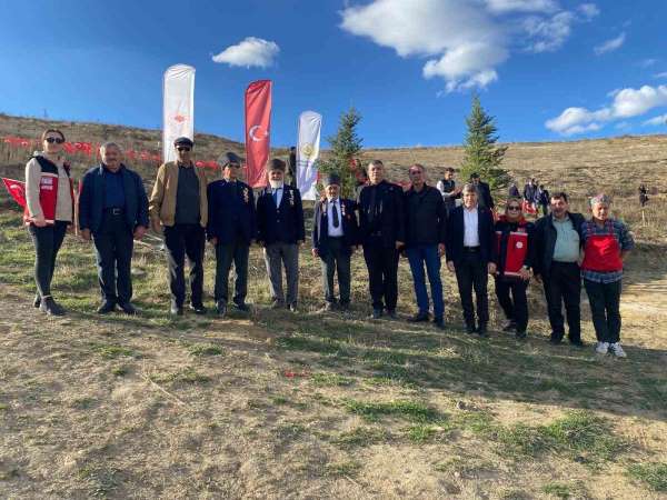 Bozüyük'te şehitler anısına fidan dikimi