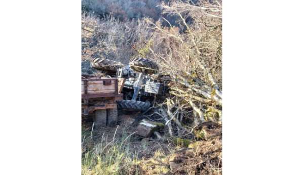 Sinop'ta traktör kazası: 3 yaralı