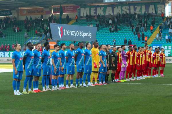 Trendyol Süper Lig: Çaykur Rizespor: 0 - Kayserispor: 0