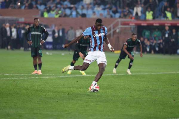 Trendyol Süper Lig: Trabzonspor: 1 - Konyaspor: 1
