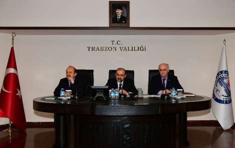 Trabzon İl Koordinasyon Kurulu 2019 Yılı 1. Toplantısı Vali Ustaoğlu başkanlığın