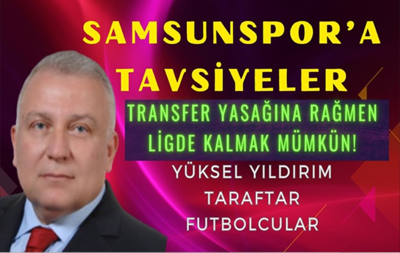 Özcan Pehlivanoğlu: 'Yasağa rağmen, Samsunspor lig'de kalabilir'