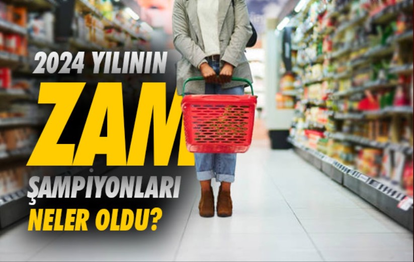 TÜİK'e göre 2024 yılının zam şampiyonları neler oldu?