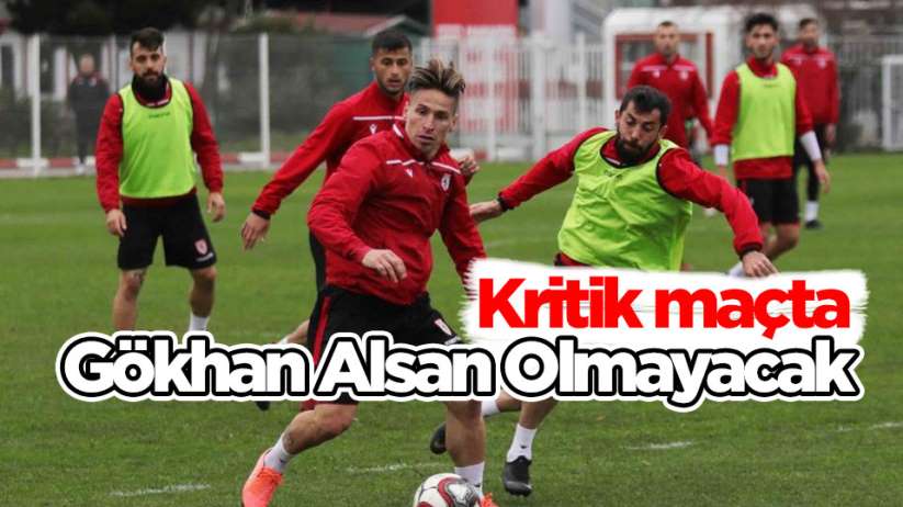 Samsunspor İnegölspor maçında Gökhan Alsan olmayacak