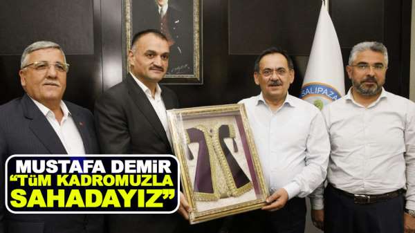  Mustafa Demir:Tüm kadromuzla sahadayız