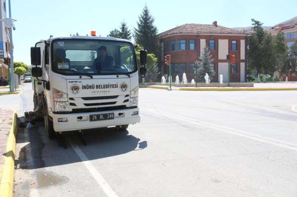 İnönü'de çevre düzenlemesi ve temizlik çalışmaları