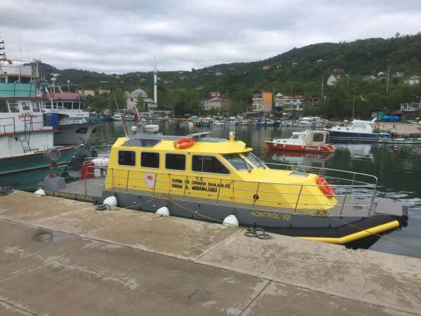 Ordu'da su ürünleri kontrol gemisi denetime başladı 