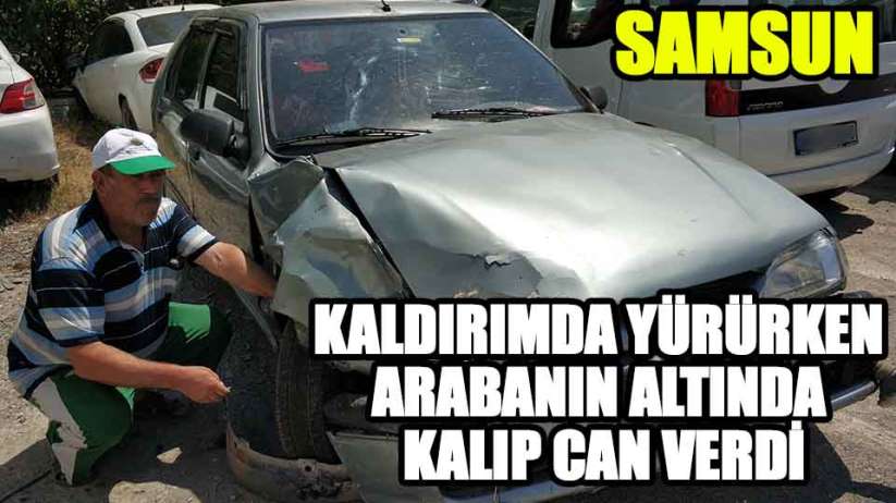 Samsun'da otomobil kaldırıma çıktı: 1 ölü