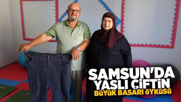Samsun'da yaşlı çiftin büyük başarı öyküsü