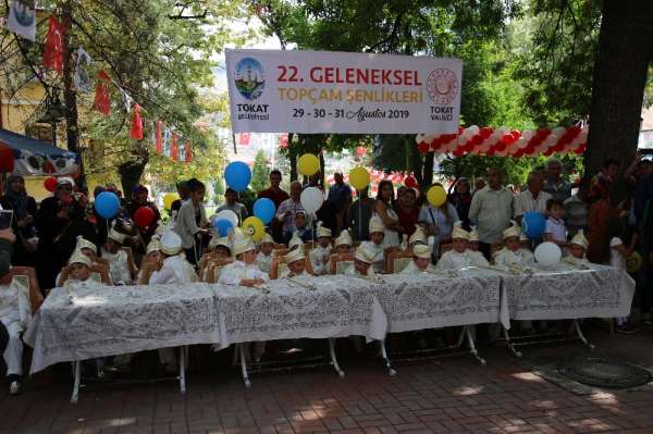 Topçam şenlikleri sünnet şöleni ile başladı 