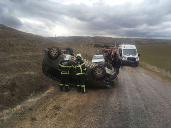 Amasya'da trafik kazası: 1 yaralı 