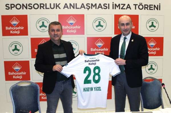 Bahçeşehir Koleji, Giresunspor'un yeni sponsoru oldu 