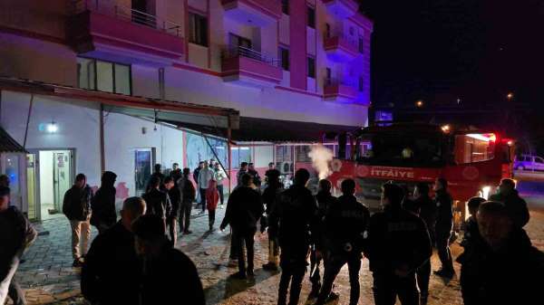 Vezirköprü'de korkutan yangın: 25 öğrenci tahliye edildi