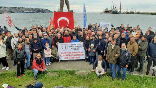 Samsun'da olta balıkçılarından 'kıyılarda hukuksuzluk' tepkisi - Samsun haber