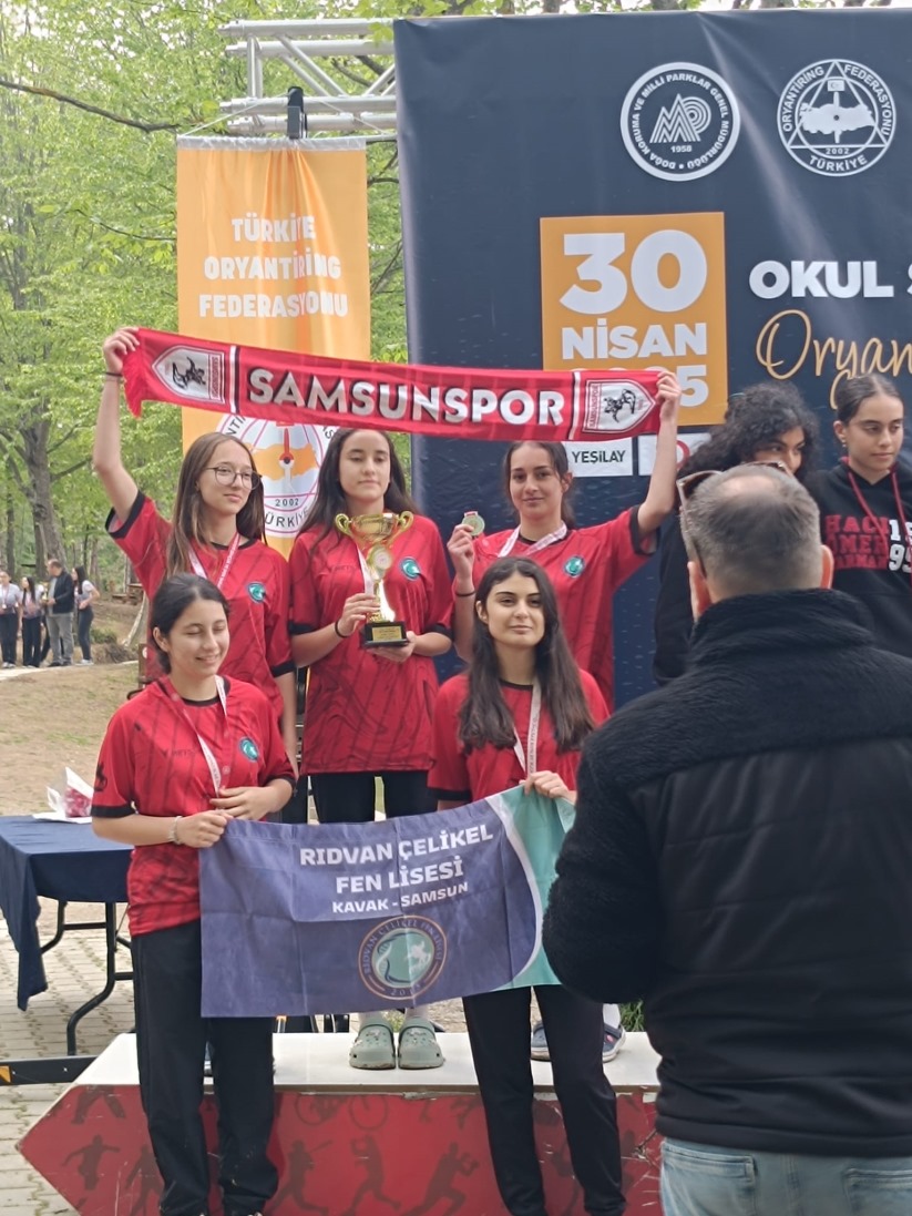 Rıdvan Çelikel Fen Lisesi'nden Türkiye Oryantiring Şampiyonası'nda büyük başarı