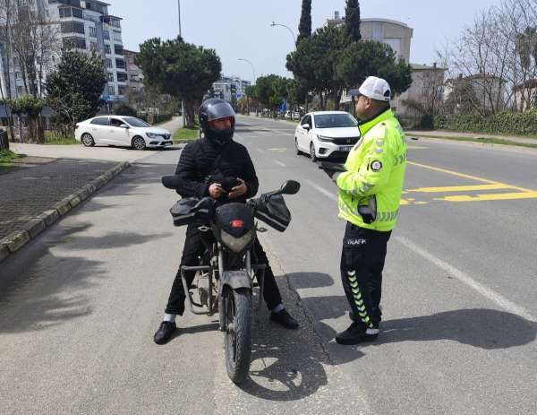 Ordu'da bir haftada 16 binden fazla araç ve sürücüsü denetlendi
