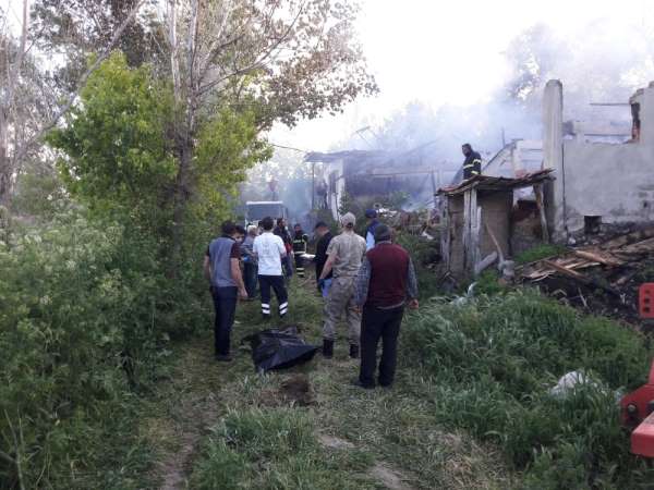 Tokat'ta yaşlı adam yangında hayatını kaybetti 