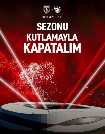 Samsunspor'dan taraftara kutlama çağrısı