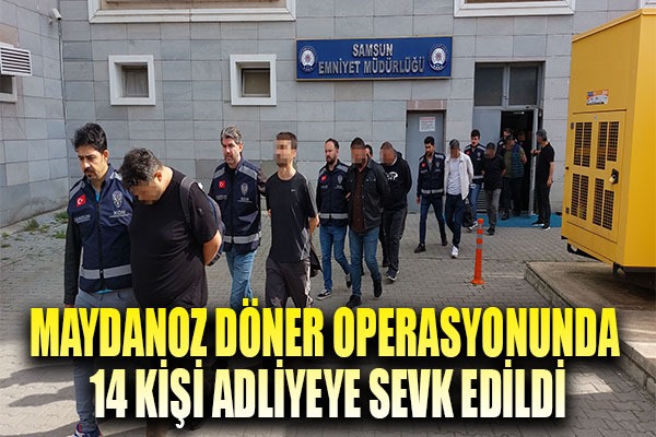 'Maydanoz Döner'e FETÖ operasyonunda 14 kişi adliyeye sevk edildi