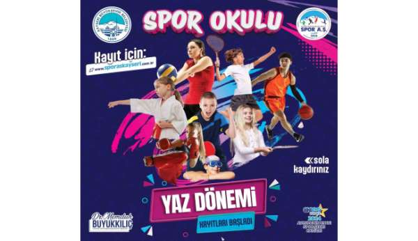 Büyükşehir'de yaz spor okulları kayıtları başladı
