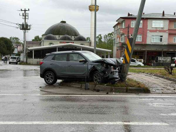 Samsun'da düğün yolunda trafik kazası
