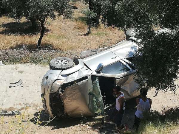 Aydın'da trafik kazası; 2 yaralı 