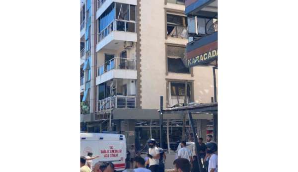 İzmir'in Torbalı ilçesi Ayrancılar Mahallesi'nde bir binada doğal gaz patlaması meydana geldiği, yaralıların o