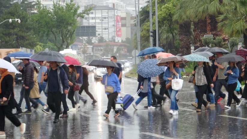 Samsun'da sağanak