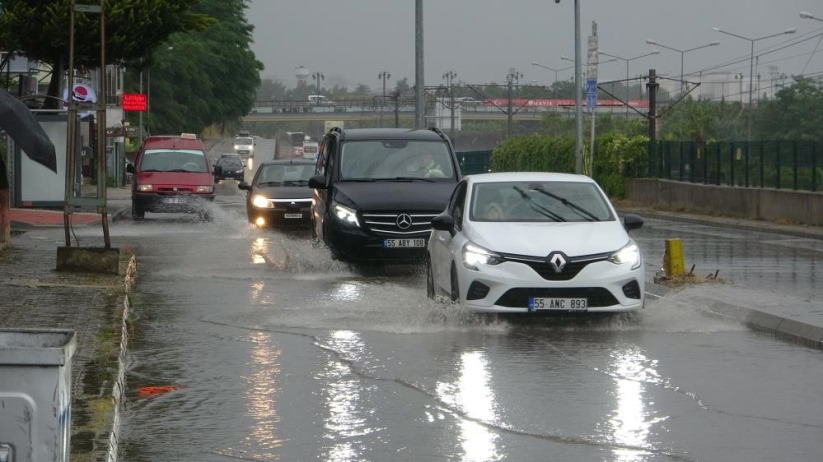 Samsun'da sağanak
