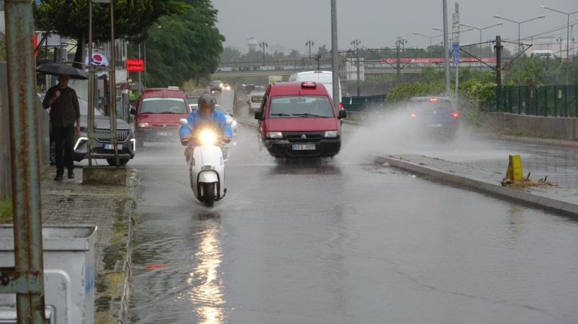 Samsun'da sağanak
