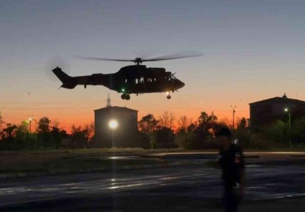 Şehit Hilal'in cenazesi helikopterle Aksaray'a getirildi