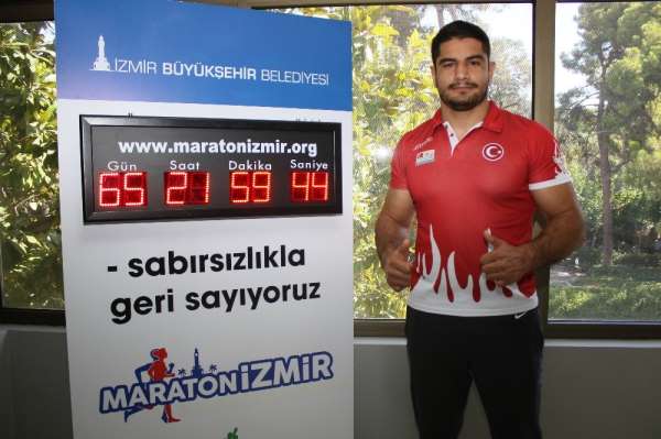 Olimpiyat şampiyon milli güreşçi Taha Akgül, Maraton İzmir'i dünyaya tanıtacak 