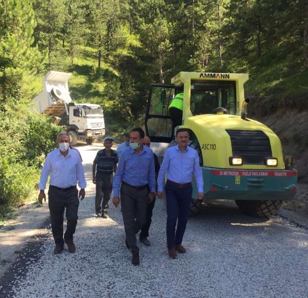 Sinop İl Özel idaresi 100 kilometrelik yolu asfaltla buluşturdu