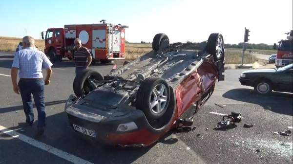 Muratlı çevreyolunda trafik kazası: 4 yaralı