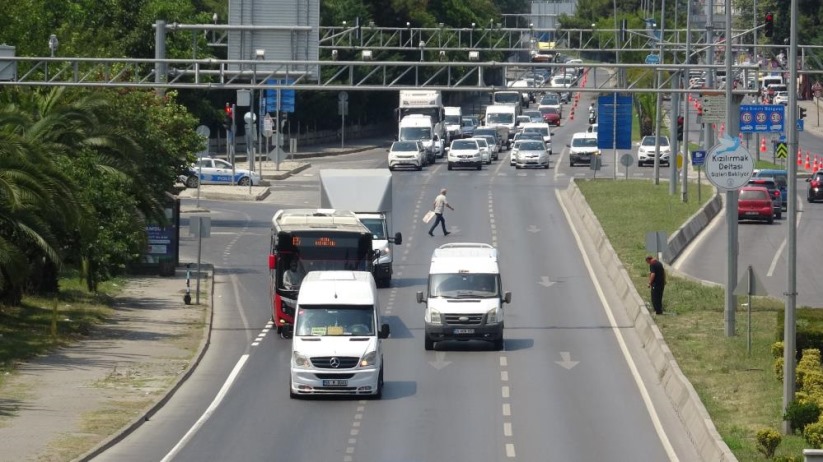 Samsun'da yayaların ölümle burun buruna geçiş yarışı