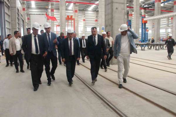 Bozüyük'te yeni hizmete açılan üretim tesisi kamu ve özel sektör temsilcilerini ağırlıyor