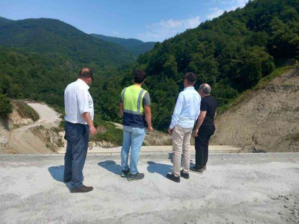 Türkeli'de Zimari Göleti'nde çalışmalar sona yaklaşıyor