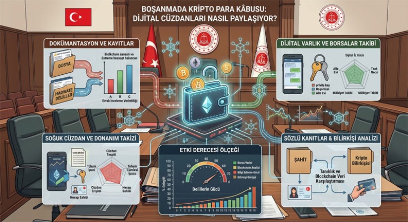 BOŞANMADA KRİPTO PARA KÂBUSU: MAHKEME DİJİTAL CÜZDANLARI NASIL PAYLAŞIYOR?