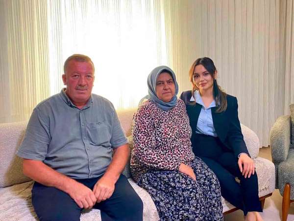 Bolu'da şehit ailesine ziyaret: Yeni kaymakamdan vefa örneği
