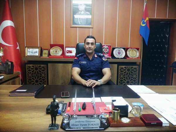 Niksar'a yeni ilçe jandarma komutanı göreve başladı