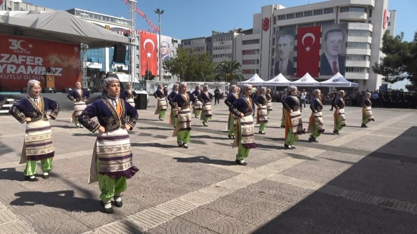 Samsun'da 30 Ağustos Zafer Bayramı coşkuyla kutlandı