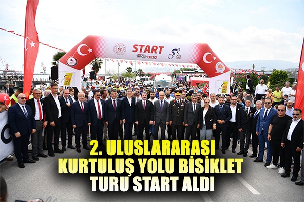 2. Uluslararası Kurtuluş Yolu Bisiklet Turu start aldı