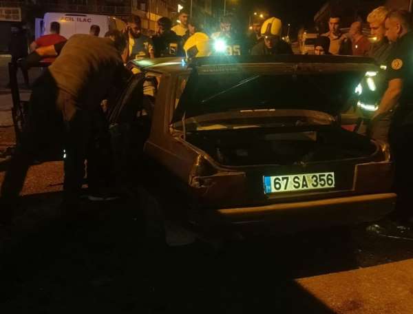 Karabük'te tarafik kazası: 2 yaralı